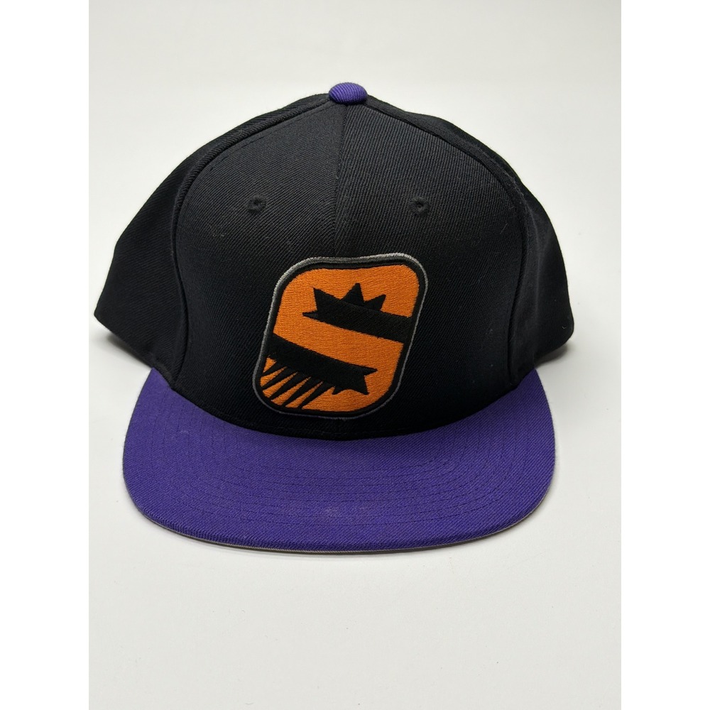 Mitchell &‎ Ness Phoenix Suns Snapback Hat Mens Black Purple Wool NBA
